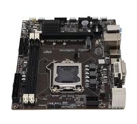 Luqeeg CPU Motherboard, B85 Desktop Computer Motherboard, 2 X DDR3 1600/1333/1066 MHZ, M.2 Hard Disk 1150 Pin CPU Interface 100M Network Card