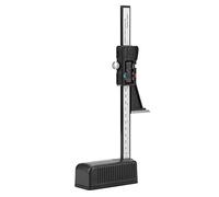 Luqeeg Digital Electronic Height Gauges, 0-150mm Engineering Plastic Lightweigh Compact Height Measurement Tool with Magnetic Base & Reset Button Depth Gauges for Woodwork Saw