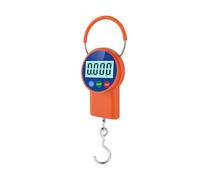 Luqeeg Digital Hanging Scale with Hooks, High Accuracy Handheld Scales, Portable Large Display Stainless Steel Auto Zero Tare Peel Auto Off for Farm Fishing Workshop Home