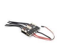 Luqeeg Dual Drive V4 Electric Speed Controller, High Current 100A ESC, Anti Vibration Silicon Pad Speed Controller with Heat Sink, Ideal for Underwater Surfboard & Electric