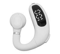 Luqeeg Earhook Headphones, Wireless Bluetooth 5.4 Earbuds, Contour Inspired Earphones with Diaphragm Speakers, 10m Range & Built in 180 Rotating Hinge, Ideal for Gym, Running & Sports (White)