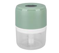 Luqeeg Electric Garlic Choppers, Easy Operation Onion Mincer for Home Use, USB Charging Mini Veggie Chopper, Portable Food Processor for Spices Meat Nuts Herb Baby Food, 250ml Capacity (Green)