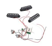 Luqeeg Electric Guitar Pickup | Copper Wire Plastic Single Coil Pickup High Sensitivity Adjustable Guitar Pickup Replacement with Accessories Pack for ST Panel
