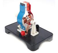 Luqeeg Electric Motor Kit, Miniature Model Generator Motor Assemble Kit for Science Projects Physical Mechanical Learning (small electric)