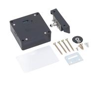 Luqeeg Electronic Cabinet Lock, Punch Free Design Cabinet Lock, USB Cable, Ideal for Wooden Drawer Locker Cupboard Box