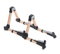 Luqeeg Foldable Guitar Stand, A-Frame Ukulele Stand, Double Vertical Guitar Floor Stand Banjo Display Bracket Holder for Acoustic, Classical, Electric, Bass, Cello, Mandolin, Banjo, Ukulele