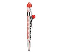 Luqeeg High Precision Food Candy Jam Thermometer, Temperature Tester Testing Tool with ℉/℃ Dual Display, Glass Tube, Wide Scale, Stainless Steel Hanging Clip for Food Liquid Jam (JL-G902)