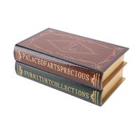 Luqeeg Innovative Book Storage Box, European Style Exquisite Vintage Decorative Fake Books, Trendy Coffee Table Book, Stacked Books Storage Box for Photo Props Home Decor