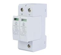 Luqeeg Miniature Circuit Breaker, 2P 20Ka Din Rail Installation Solar Disconnect Switch 36MM Guides Rail with Modular Design PC Material DC Circuit Breaker for Solar Systems Home (2P40KA)
