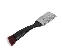 Luqeeg Musical Instrument Cleaning Brush, Double Ended Dust Brush, Guitar Care Tool with Cloth for String Fretboard Maintenance, Ideal for All Stringed Instruments, Amps, Drums &