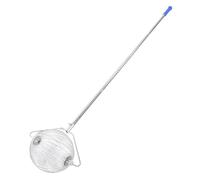 Luqeeg Nut Gatherer, Stainless Steel Purpose Ball Rolling Picker with Nut Gatherer Bucket Pecan Picker Upper for Apples Oranges Chestnuts Orchards Fields S