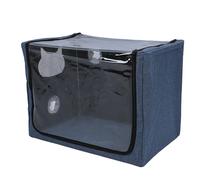 Luqeeg Pet Nebulizer Nest, Foldable Spacious Dual Holes Pet Oxygen Chamber, Inhalation Box, Puppy Incubator for Home Dog Cat Hospital