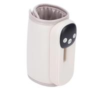 Luqeeg Portable Bottle Warme, 11 Temperature Settings Rapid Warming Adjustable Travel Bottle Warmer with 8000mAh Battery LED Display Breastmilk Warmer for Formula Bottles Strollers (Beige)
