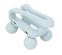 Luqeeg Roller Massager, Four Wheels Handheld Manual Universal Body Massage Equipment Polyhedral Design for Deep Tissue Relief, Ideal for Back Pain Neck Soreness