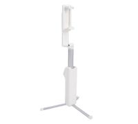 Luqeeg Selfie Stick, Pocket Tripod with Light, 360 Dual Axis Rotation Stick, Retractable Design Extends to 26.77in for 4-7 Inch Phones, with Wireless Remote, Ideal for IOS Smartphone (White)