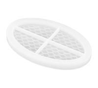 Luqeeg Silicone Resin Tray Mold, Decorative Fruit Plate Mold, Easy Demolding, Ideal for Coffee Tea Serving & Craft Casting (Oval Fish Scale Tray)