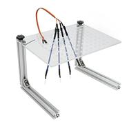 Luqeeg Silver LED BDM Frame Bracket, Material Professional Design Easy Installation Whole Set Accessorie Multifunction ECU Programming Tool with 4 Probe Pin for Vehicle