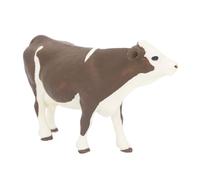Luqeeg Simmental Cow Figurine with Lifelike Details Vivid Colors, Ideal Table Shelf Decoration Great for Harvests Party, Direct Learning About Real Animal World
