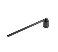 Luqeeg Stainless Steel Candle Snuffer, Wick Trimmer, Candle Extinguisher with Plating Process, Ideal for Safe Easy Care, 4 Colors (Black)