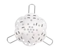 Luqeeg Steam Rack, 304 Stainless Steel Canning Rack, Cooling Steaming Grilling Multipurpose Baking Foldable Expandable Basket for 7 to 10 Inch Pot Pressure Cooker