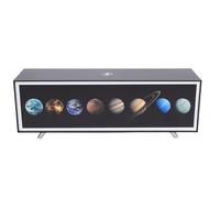 Luqeeg Touch Control Bedside Night Light, Portable Rechargeable Operated Lamp with 3 Color Stepless Dimming, Energy Saving, Long Life for Patio, Tent, Camping, Bedroom, Home Decor (Planets)