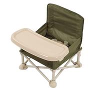 Luqeeg Travel Booster Seat for Baby, Portable Travel Booster Seat Activity Chair, Folding Toddler Booster Seat Booster Feeding Chair with Belt, Tray and Bag for Indoor Outdoor Use, On The Go(#5)