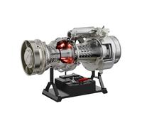 Luqeeg Turboshaft Engine Model Kit, 1/4 Scale Metal Mechanical Helicopter Jet Engine Model Kit for Adults