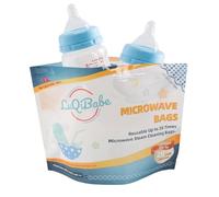 LuQiBabe (20-Pack) Baby Bottle Bag Microwave Steam Bags - 20 Uses Per Bag - Baby Travel Essential Breast Pump Parts Accessories Microwave Bag for Teether Soother Use