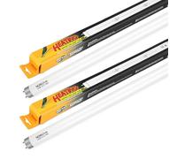 Luqixcey Reptile Light Bulb 10% UVB 18 Inch Vivarium Light T8 15W 450mm Lamp Bulb 30% UVA for Lizard, Snake, Bearded Dragon, Turtles, Tortoise, Gecko, Reptile Terrarium Vivarium Light Unit-2Pack