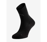 Lurbel Aitana Four Socks Black with Grey Logo - XL