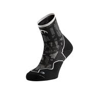 Lurbel Challenge Blur Four Socks Black Gray, Size L