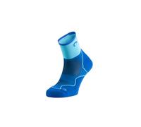 Lurbel Challenge Three - Unisex Trail Running Socks, Breathable, Anti-Blister and Anti-Odor, Cushion Socks, Ankle Socks for Trail Running, Royal/ Light Blue, M