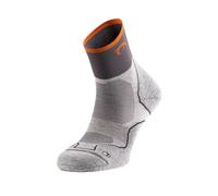 Lurbel Desafío Four Ice Gray Orange Socks, Size M