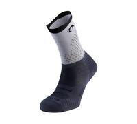 Lurbel Rise Flux Five Socks in Grey Black, Size M