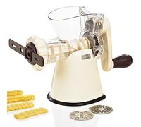 Lurch 10250 Rotary Mincer with Pastry Attachment Aubergine/ Cream