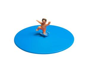Lurch 210889 My Lid Splash Freddy Freestyle Glass Cover Made of 100% BPA-Free Premium Platinum Silicone, Diameter 10.5 cm