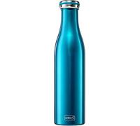 Lurch 240861 Insulated Flask for Hot and Cold Drinks Double-Walled Stainless Steel 0.75 L Water Blue