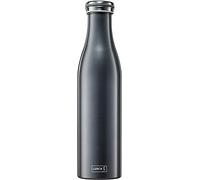 Lurch 240864 Insulated Flask for Hot and Cold Drinks Made of Double-Walled Stainless Steel 0.75 L Anthracite Metallic