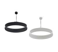 Lurch 70272 Egg Moulds Oval Set of 2 100% BPA Premium Platinum Silicone Light Iron Grey