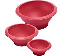 Lurch FlexiForm 83005 Hemisphere Set of 3 for Baking Cakes in The Shape of Heads, Balls, Ladybirds and Much More Made of 100% BPA-Free Premium Platinum Silicone (Diameter 180 mm, 140 mm, 100 mm)