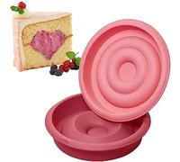 Lurch "Flexiform Round Heart Filling, Ruby Red, 2-Piece
