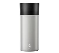 Lurch Jura Grey Insulated Mug 360° with One-Handed Operation and Scratch-Resistant Powder Coating 0.3 L