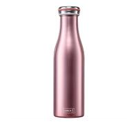 LURCH Thermal Water Bottle Rose Gold 0.5L Stainless Steel Double Wall - Cap