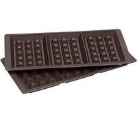 Lurch Waffel mould Flexiform 29x14,5cm 2 pcs in brown, Silicone, 20 x 15 x 10 cm
