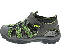 Lurchi 95L0053001, Male Sandal, dkgrey-grey-lime,