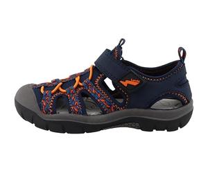 Lurchi 95L0053001, Male Sandal, navy-orange,
