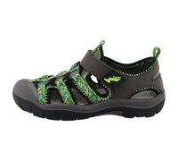 Lurchi 95L0053001 Sandal, dkgrey-Grey-Lime, 6 UK