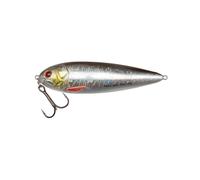 Abu Garcia Rattlin' Atom Hard Bait Fishing Lure - Extra Loud Rattle & Sharp Treble Hook, Silver Roach
