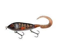 Abu Garcia Svartzonker McMy Tail Jerkbait - Clear High-Impact ABS, Eco-Friendly Weighted, Realistic 3D Effect, Freshwater & Saltwater Fishing, Motoroil Burbot 17 cm