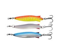 Abu Garcia Toby Blinker Fishing Lure - Pack of 3 - Classic Blinker for Salmon, Sea Trout, Trout, Bass, Pollock, Mackerel